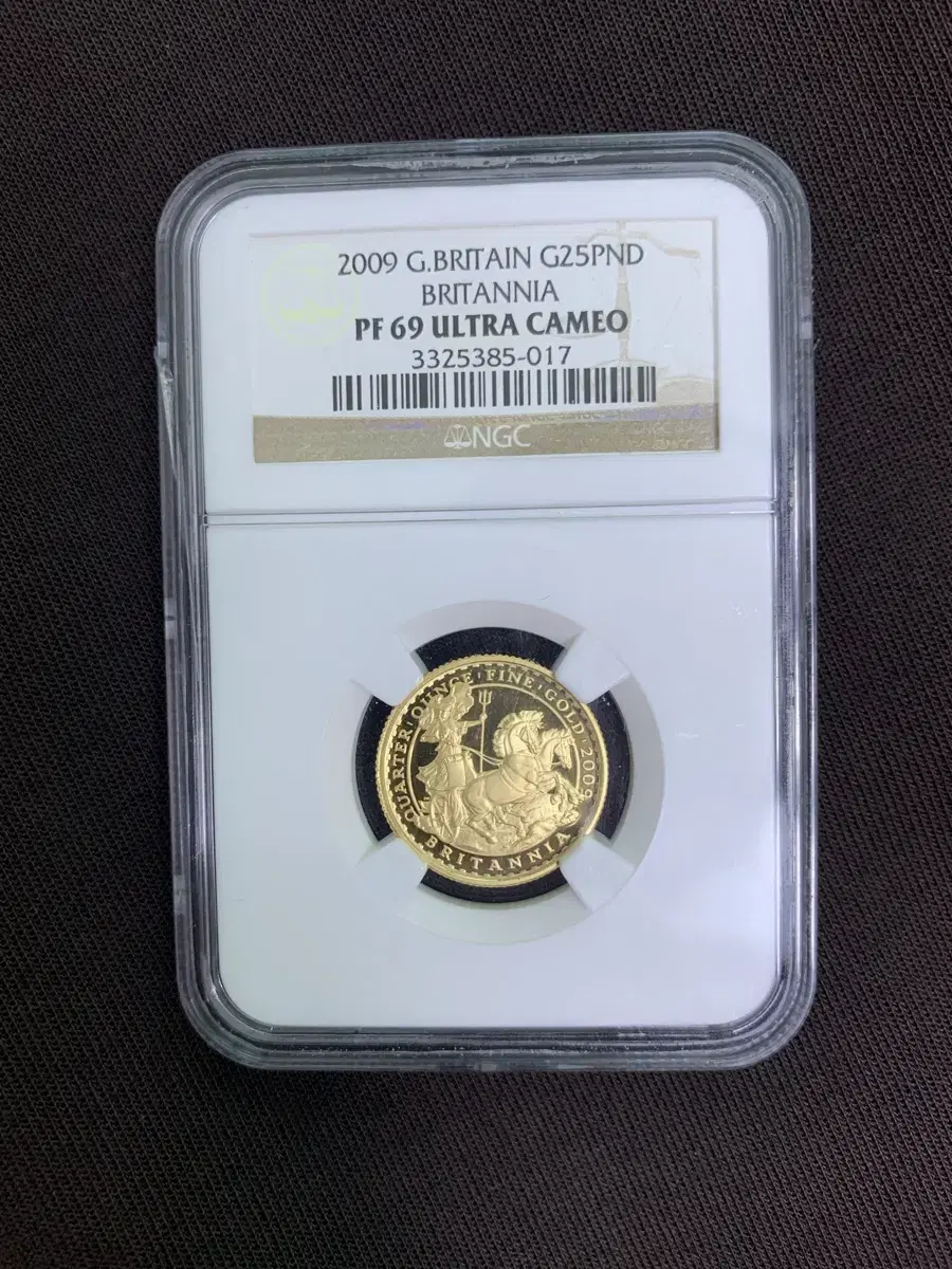 2009 브리타니아 1/4 골드 Proof Coin NGC PF69UC